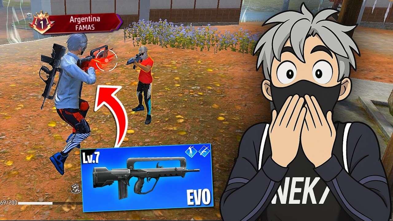 RETO: GANAR LA PARTIDA USANDO SOLO FAMAS 😱🔥 FREE FIRE