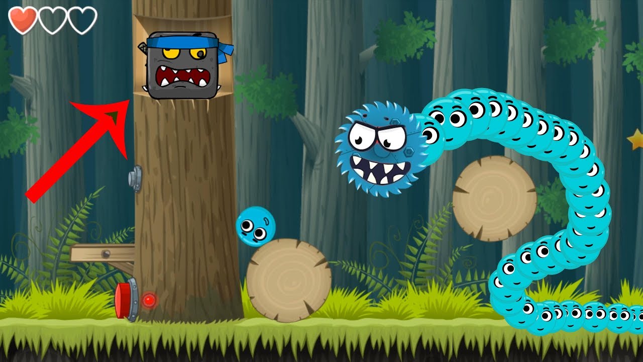 Love Balls in Red Ball 4 Deep Forest with Boss Fights All Levels (16 - 30) Full Walkthrough