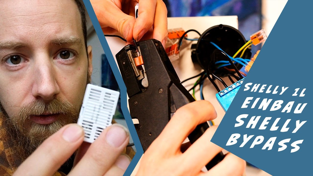 Shellly Bypass an Shelly 1L anschließen, für LED mit weniger als 20W Leistung