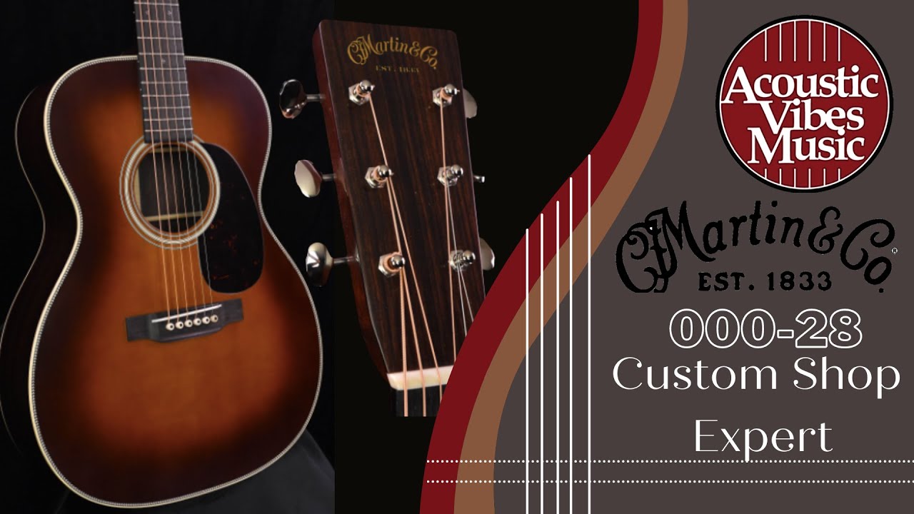 Martin Custom Shop Expert ★ 000-28  at Acoustic Vibes Music [Guitar Review and Demonstration]