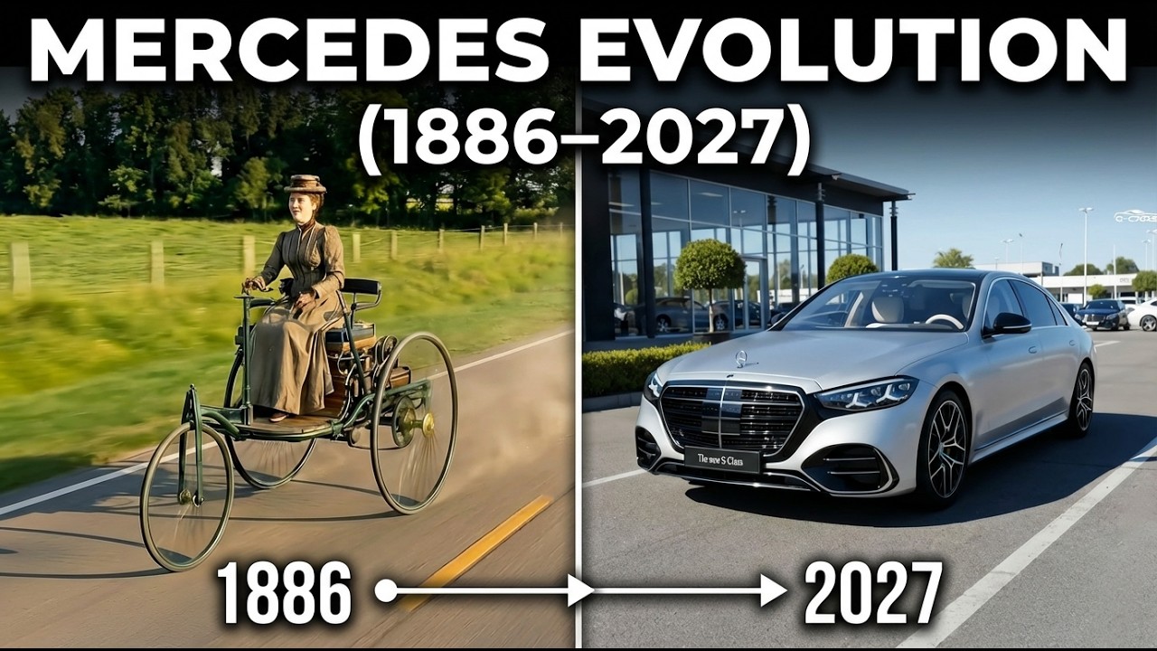 Mercedes Evolution (1886–2027) – 140 Years of Automotive Transformation