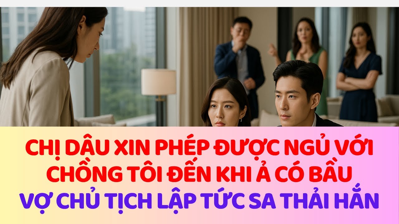 Chị dâu xin phép được ngủ với chồng tôi đến khi nào có bầu mới thôi, vợ chủ tịch lập tức sa thải hắn