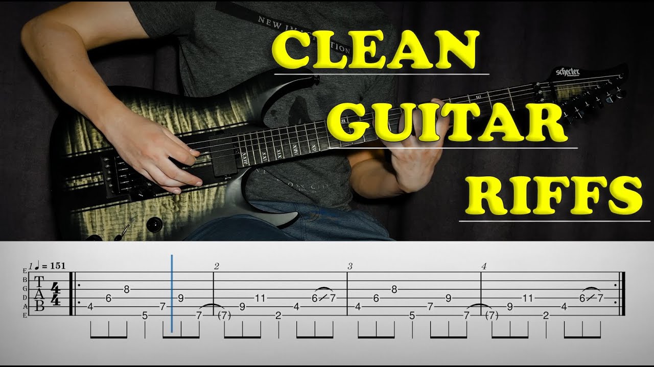 10 Great CLEAN Guitar Riffs
