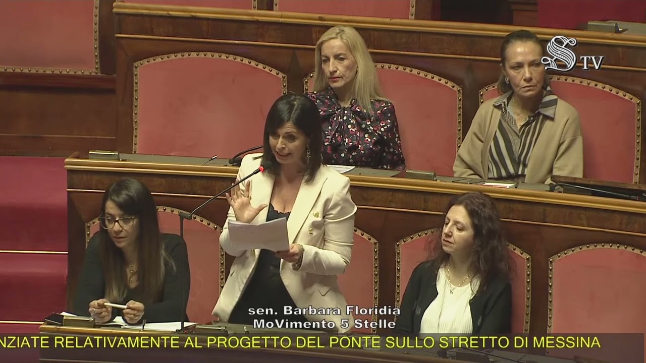 Floridia, QuestionTime al ministro Salvini su criticità relative al ponte sullo stretto di Messina