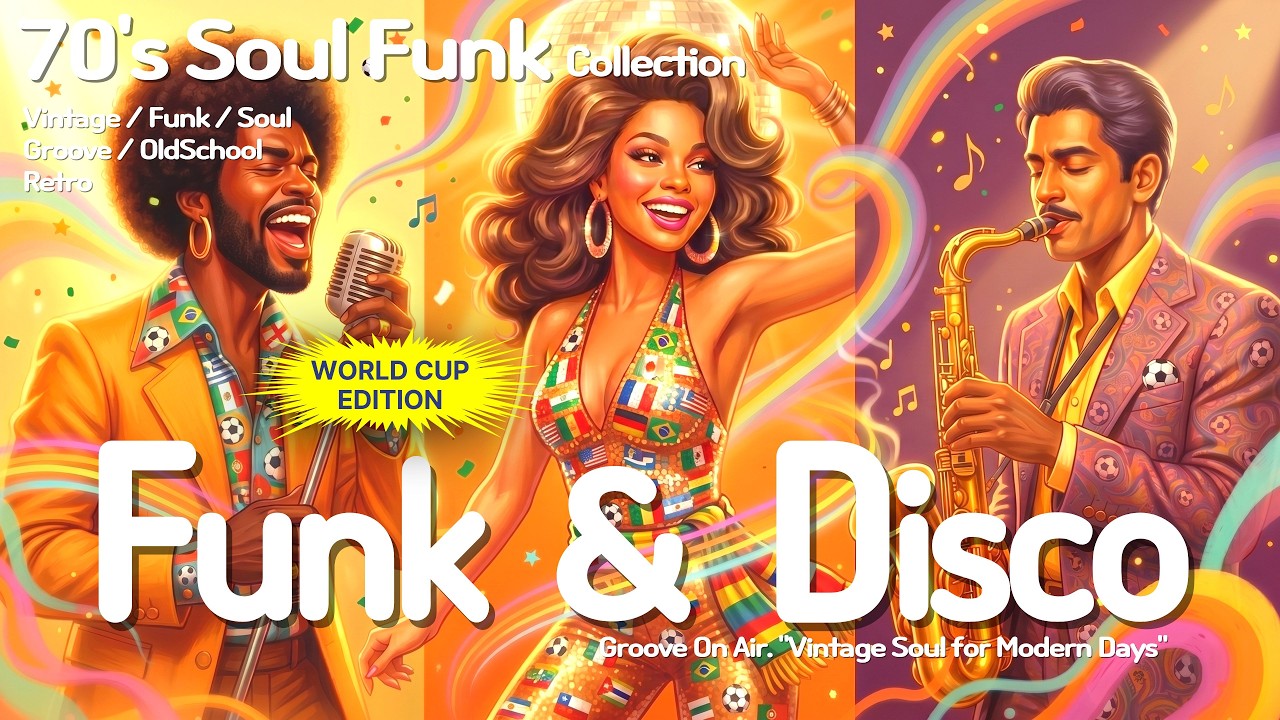 Фанк и Диско Соул 70-х 🏆 Улицы превращаются в танцпол 💃 Soul Funk & Disco Mix ✨