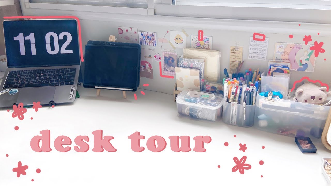 tour pela minha mesa 🗂 | daniela kang