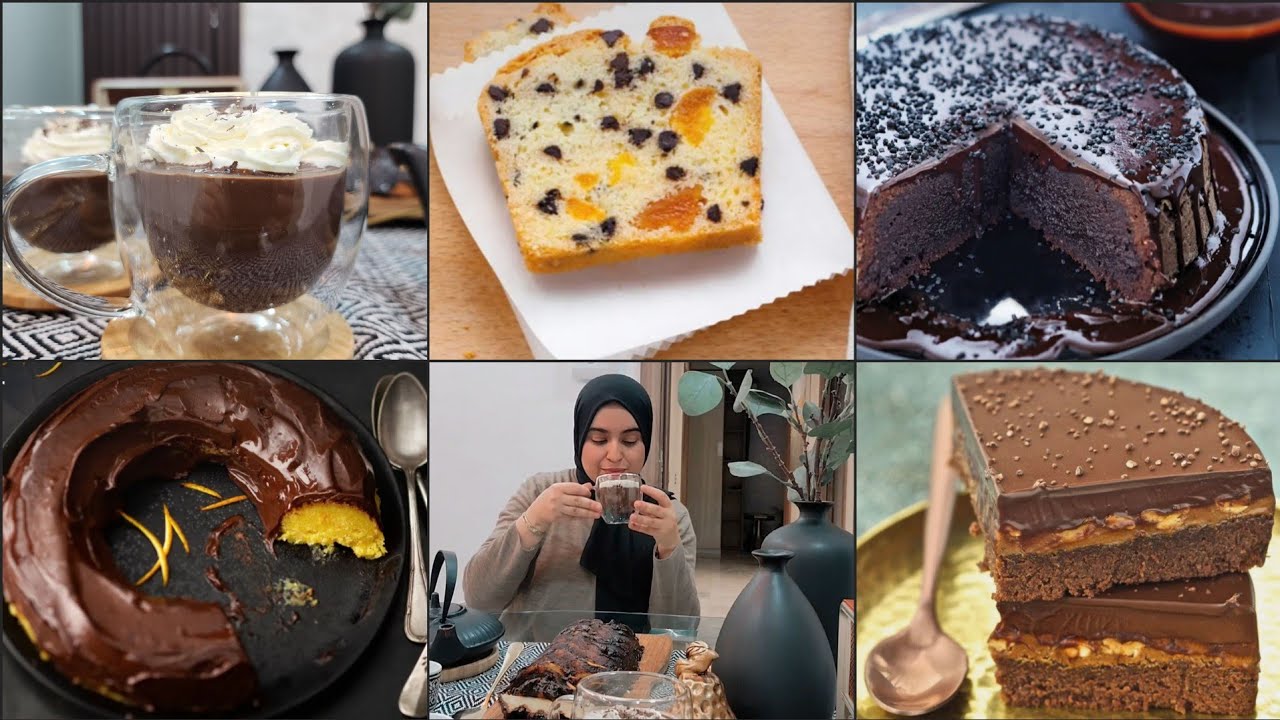 مشروب الشوكولاطةالساخنة في أقل من 3 دقائق | تشكيلة كيكات بنكهات مختلفة ☕️ Creamy Hot Chocolate