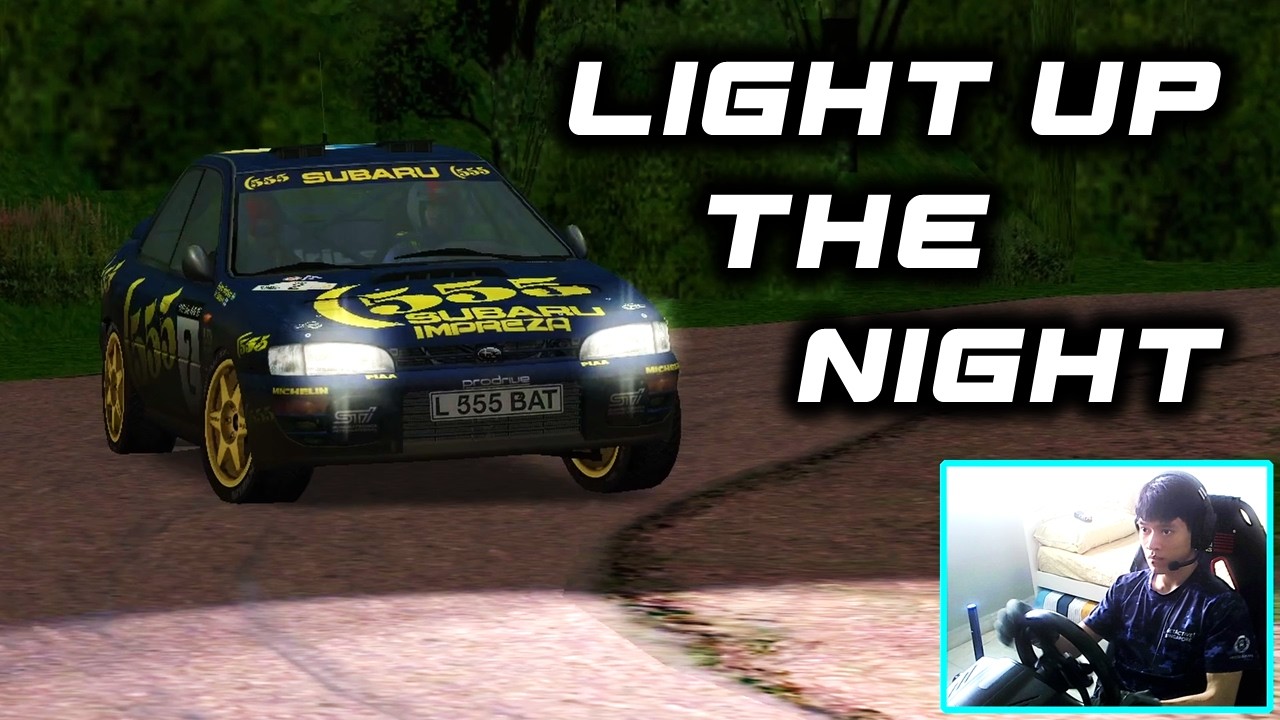 RBR IN THE DARK! | RBR Non-Hotlap Gameplay. | Subaru Impreza GC8 555 Group A | Vinec-Skalsko Night