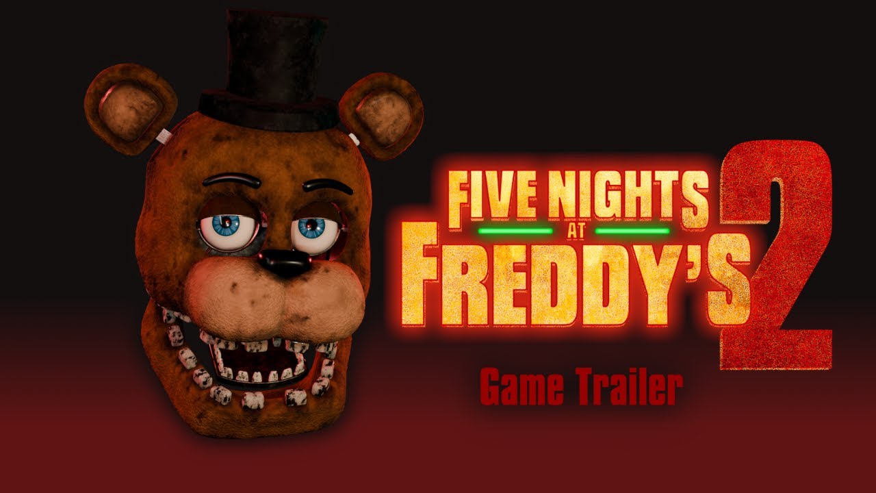 FNAF 2 GAME trailer but with their movie version. (Blender)