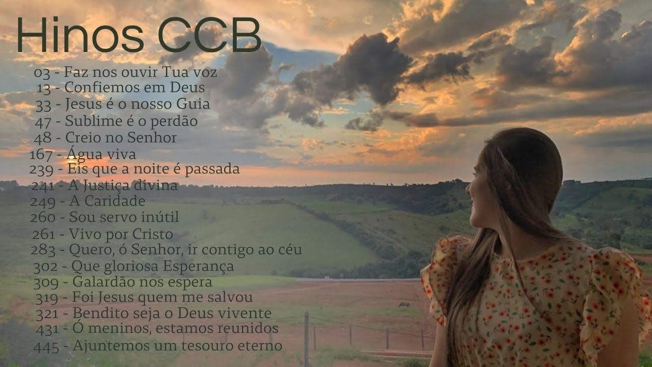 1 HORA de HINOS CCB no PIANO