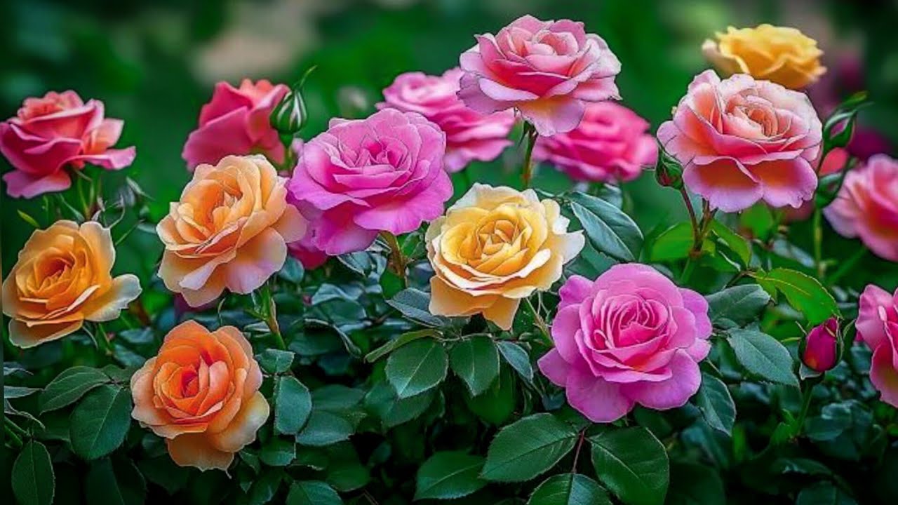 🌹Потрясающий цветочный сад | Коллекция самых красивых цветов. Одна роза, миллион чувств 🌹💫”