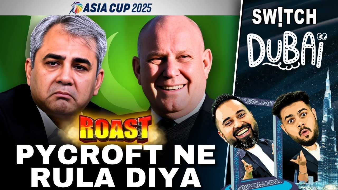 ROAST | Pakistan ka Jhooth, Andy Pycroft ki Maafi Missing? Asia Cup 2025 | Cricket | ICC | PCB