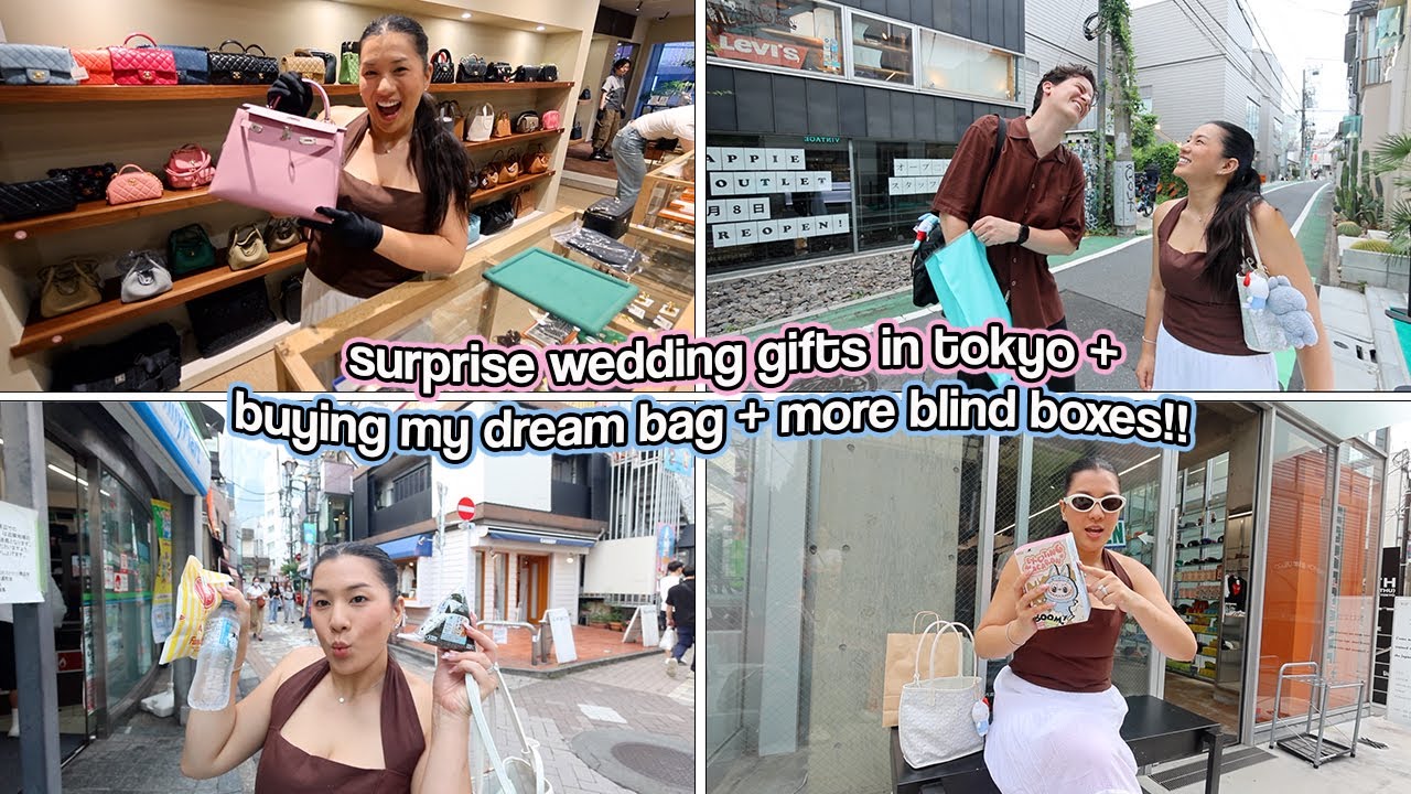 SURPRISE WEDDING GIFTS IN TOKYO + Getting My Dream Bag In Japan!!