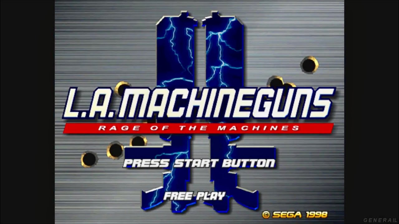 L A Machineguns Arcade Full Game Longplay
