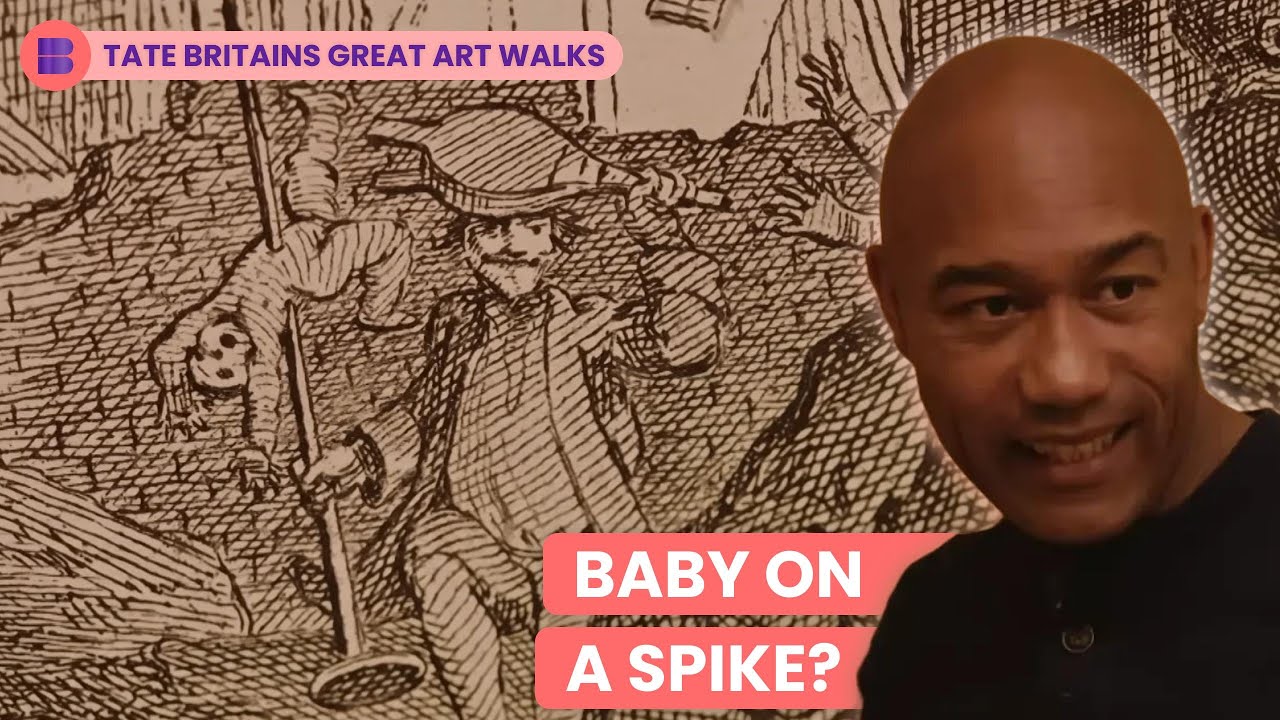 Hogarth Gin Lane Baby On Spike Hidden Secret | Tate Britain's Great Art Walks