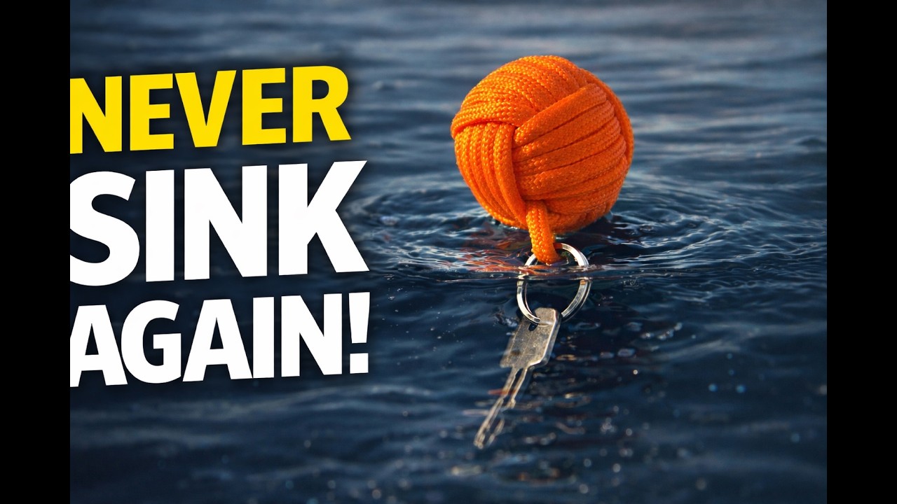Floating Monkey’s Fist Keychain (Boat Keys Will NEVER Sink Again!)