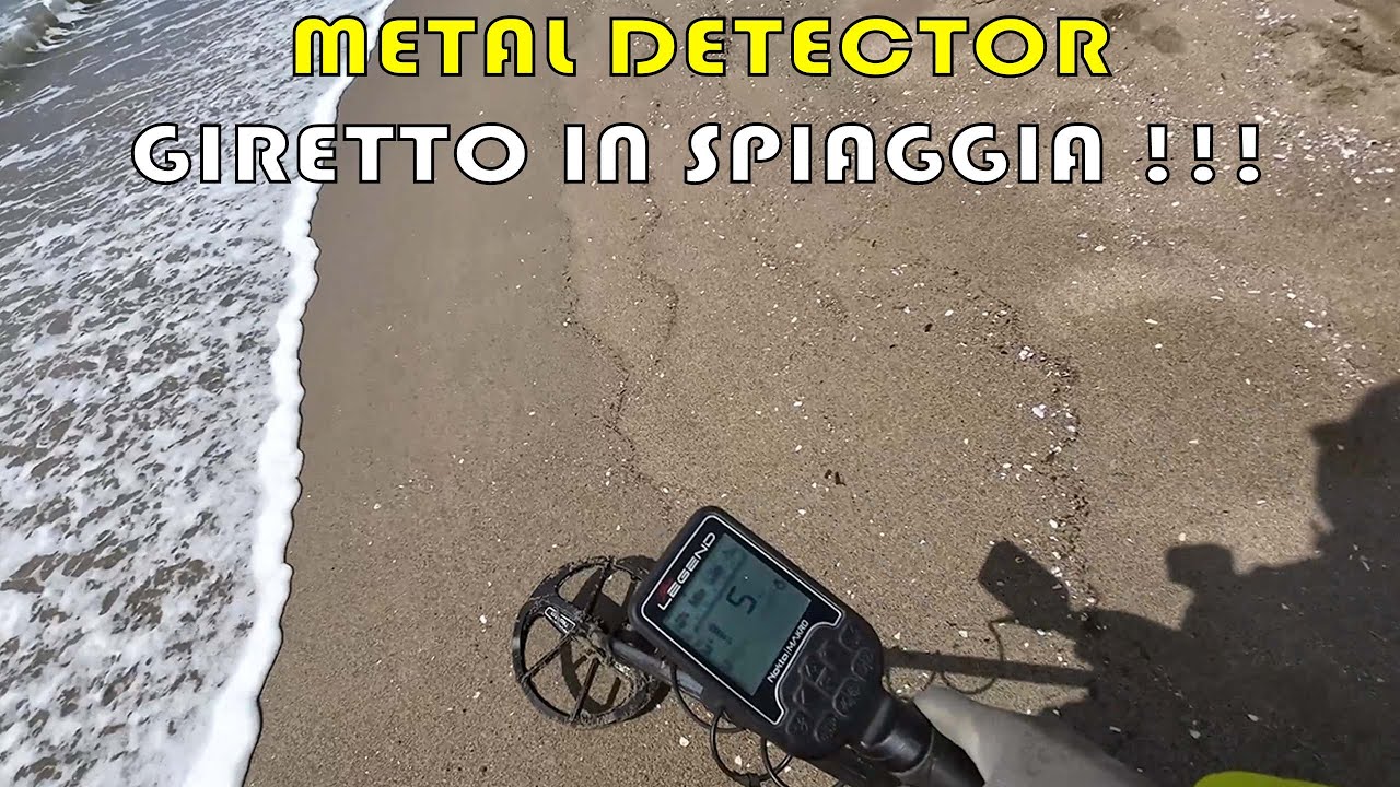 ALLA RICERCA DI OGGETTI PERSI IN SPIAGGIA !!!  - Ricerca con il Metal Detector