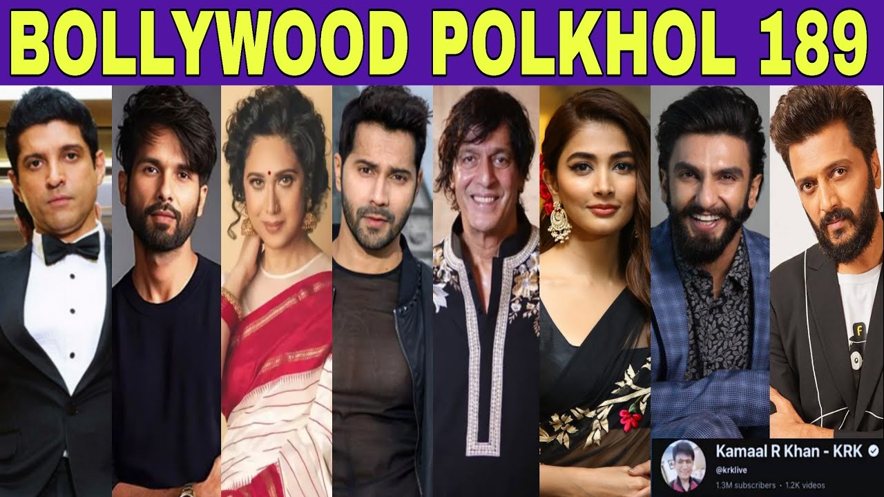 BOLLYWOOD POLKHOL 189 | KRK #krkreview #bollywoodPolkhol #bollywoodkhabar#bollywoodnews #srk #krk