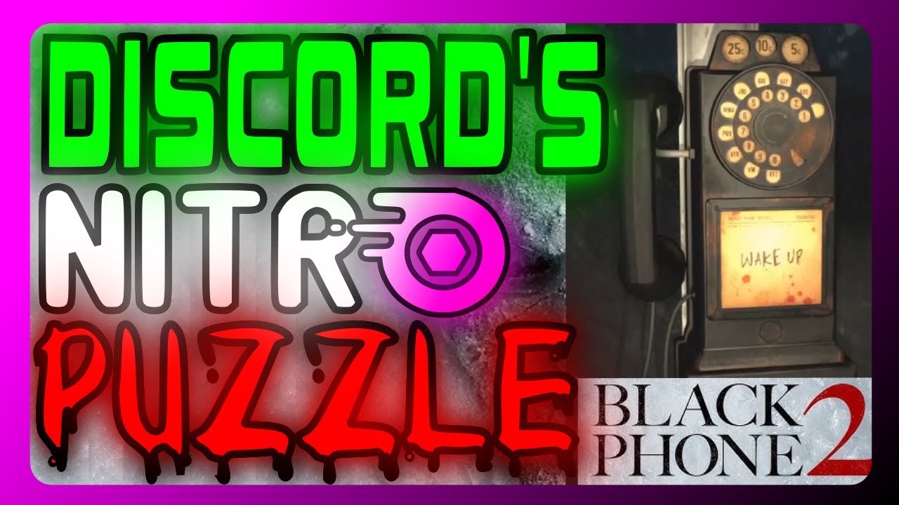 БЕСПЛАТНО! Discord Nitro за решение головоломки... AKA BLACK PHONE 2 💀 | Прохождение + руководств...
