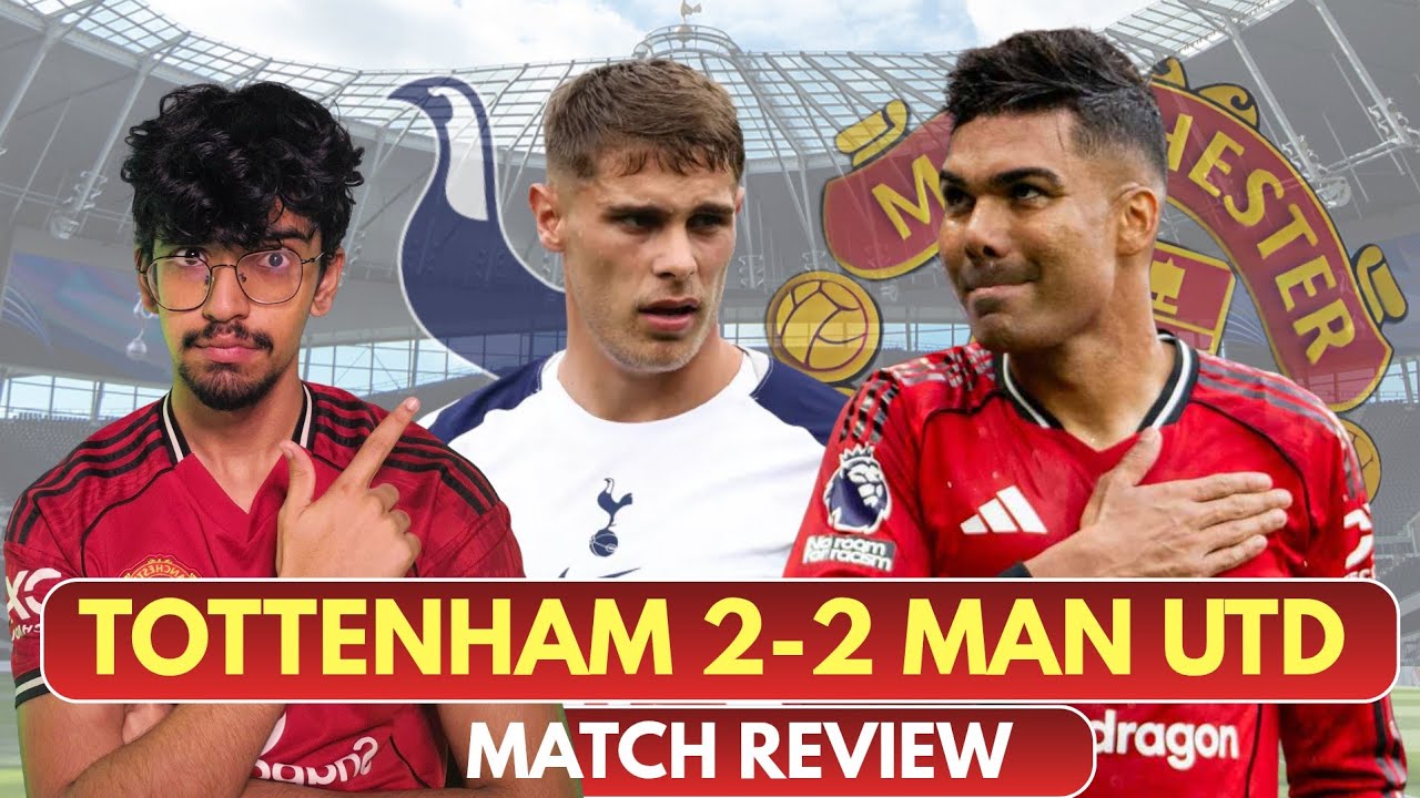MAN UTD STEAL A 90+6' MINUTE POINT AT SPURS!!!! 🔥🔥