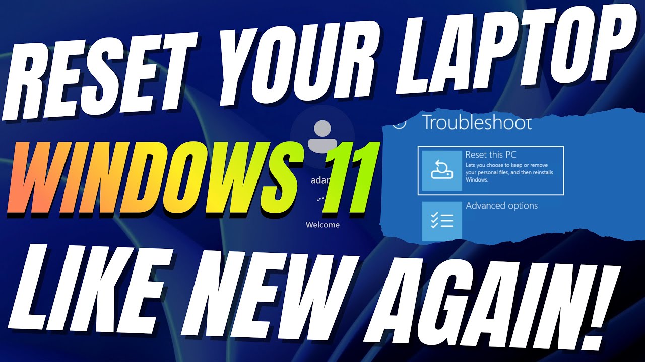 Windows 11 Laptop Freezing? Reset to Factory Settings Fast