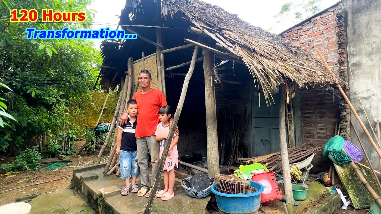 Journey of Revival of a Dilapidated House - Rapid Transformation After 120 Hours.