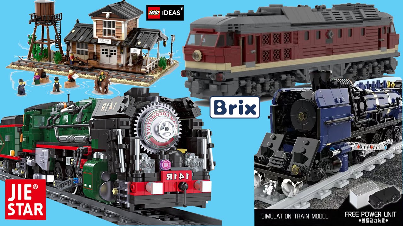 Geniale Konstruktion bei der BlueBrixx Ludmilla - SNCF 141 R von JieStar - Western Bahnhof bei iDeas