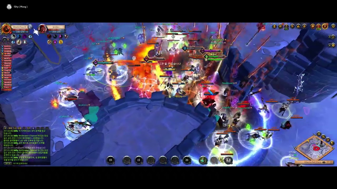 East server 3/19 // Winter vs QWER  //  Castle 07:30utc zvz // Brawler Gloves // Albion online