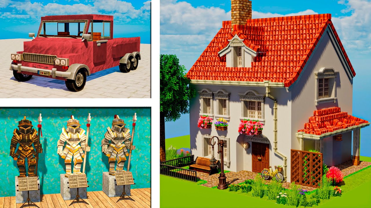 МЕГА МОД для МАЙНКРАФТ 1000+ новых предметов! MiniaTuria