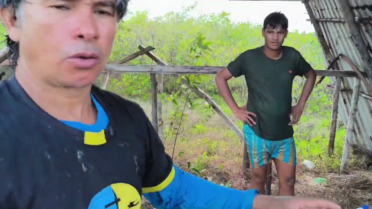 Preparando o cozidão de tainh