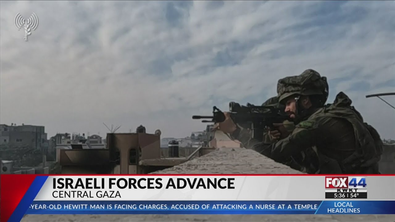 Israeli Forces Advance Central Gaza