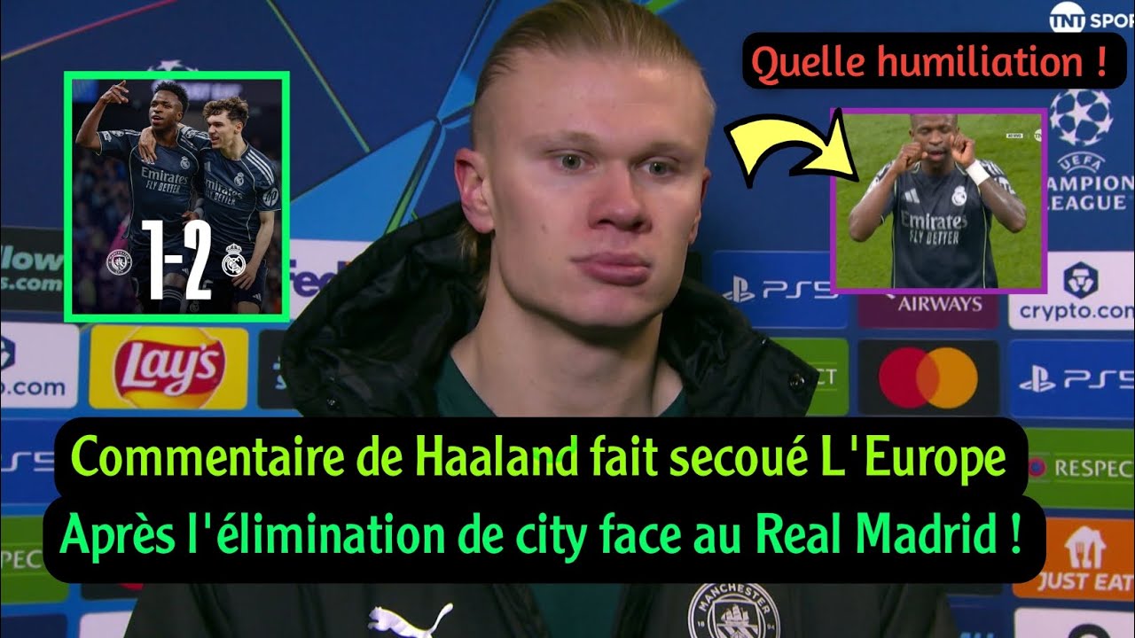Vous ne croirez pas ce que Haaland a dit après la victoire 5-1 du Real Madrid contre Manchester City