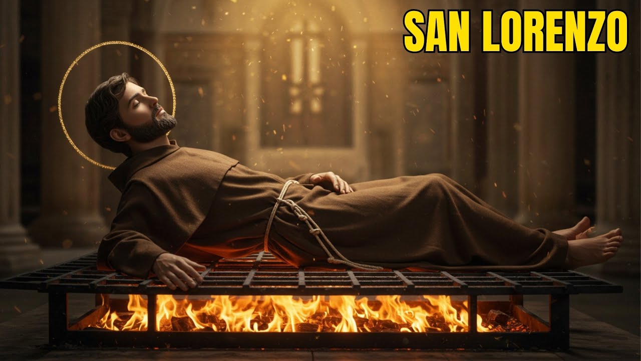 🔥 SAN LORENZO | El SANTO que Bromeó mientras lo ASABAN VIVO y se volvió PATRÓN de Cocineros