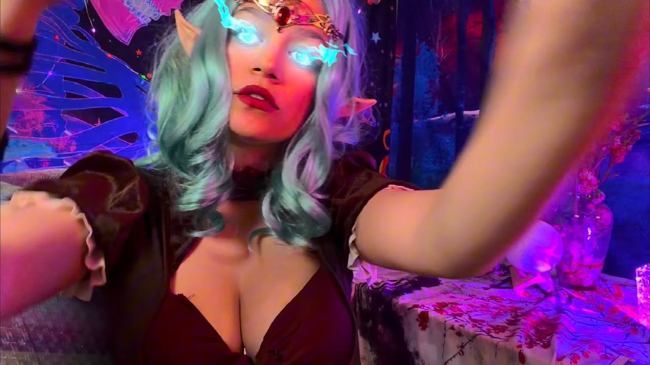 ASMR~ World of Warcraft   Night Elf Cleans Your Brain   Energy Healing   Follow my Instructions