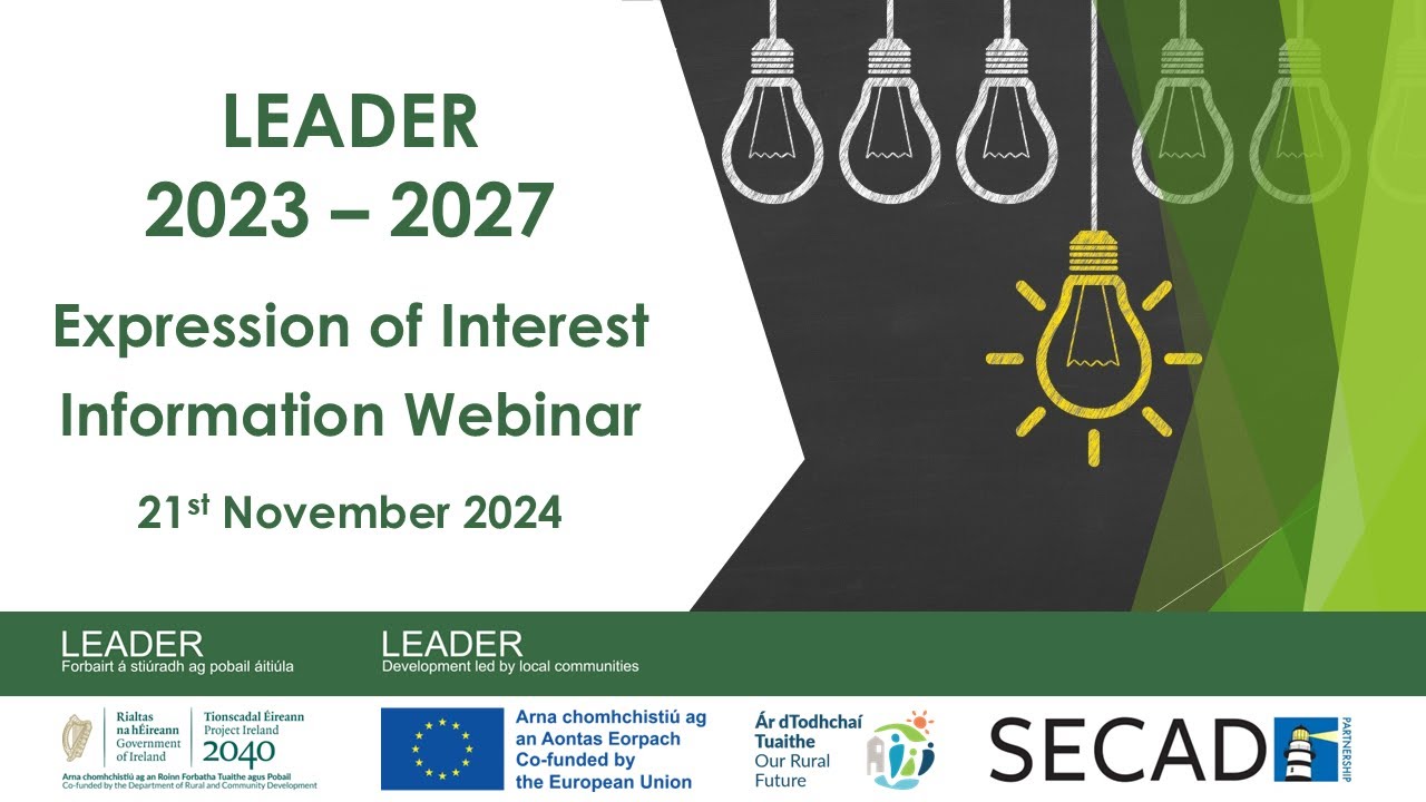 LEADER Expressions of Interest Information Webinar