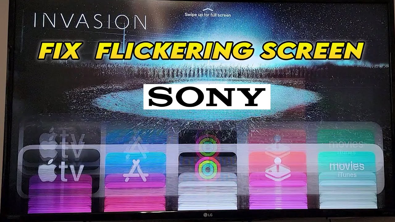 Как устранить мерцающий экран на телевизоре Sony &mdash; 4 решения!