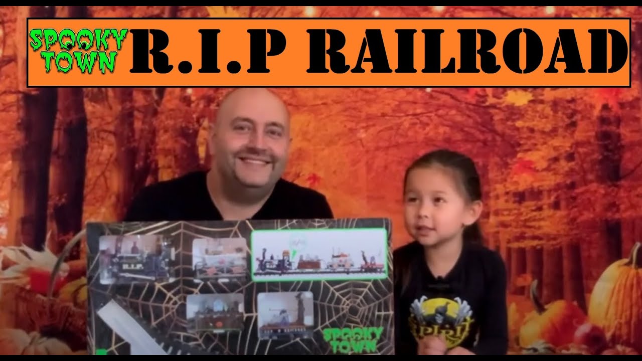 Unboxing and building Lemax Spooky town Halloween Village R.I.P. Railroad Collectible