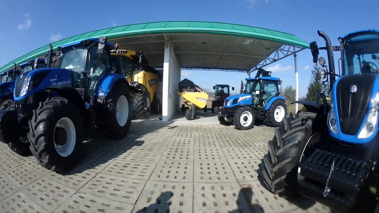 Zakup nowego ciągnika i rozsiewacza New Holland T6.160 Raitech