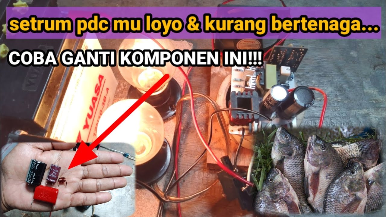 Cara menambah daya kejut setrum PDC Mini 2 mosfet