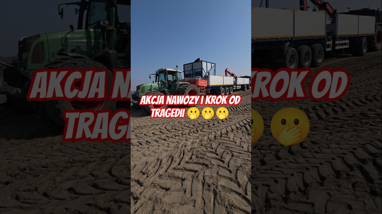 Akcja nawozy I krok od tragedii, kultywator w rosiewaczu #caseagrosypek #farming #youtubeshorts