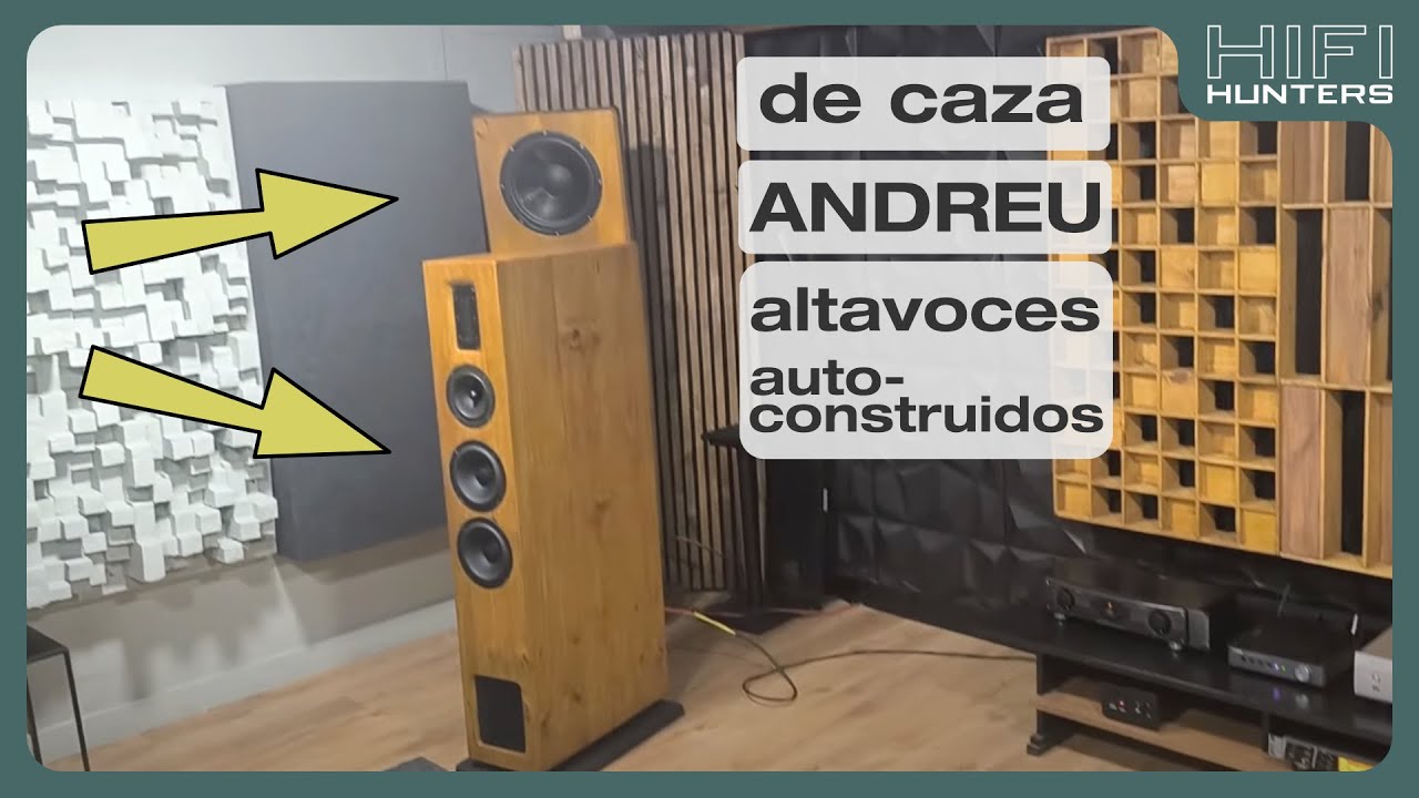 Andreu y sus altavoces autoconstruidos. De caza.