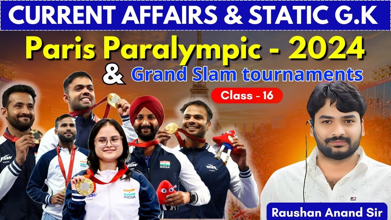 पेरिस ओलिंपिक - 2024 ||Paris Paralympic-2024|| #currentaffairs #by_raushan_anand