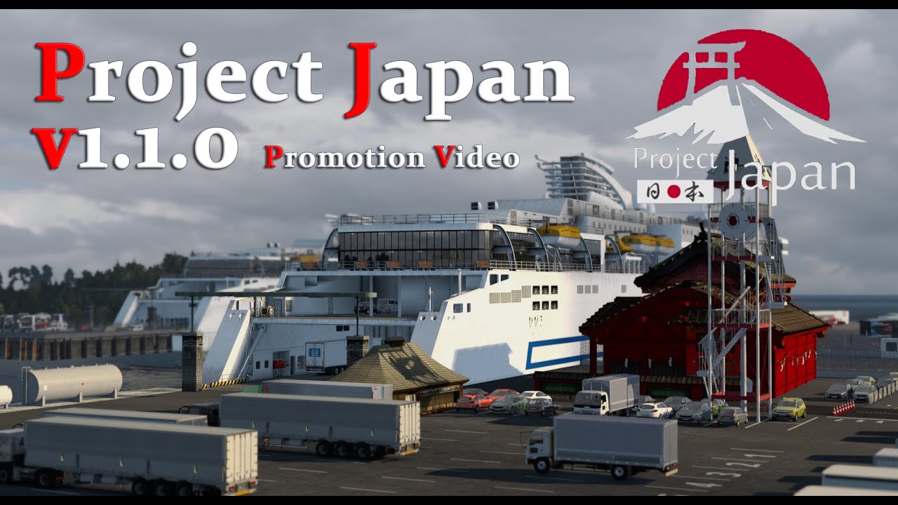 【ETS2 PV】待望の1.50対応大型アップデート！Project Japan v1.1.0 プロモーションビデオ