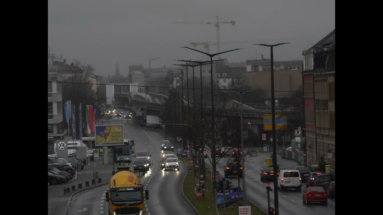 A rainy day in spring