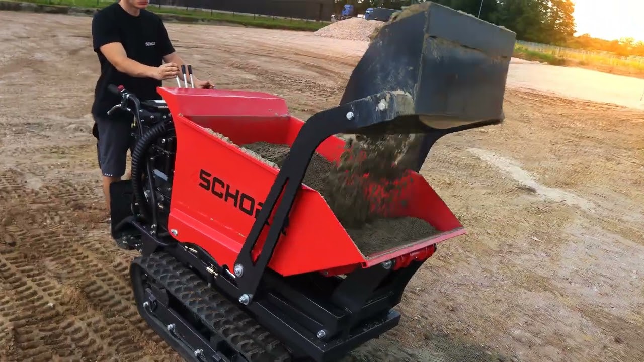 SCHORR Minidumper RR500DHKASH PRO [Selbstlader+Hochkipper] Raupendumper Mulde 500kg