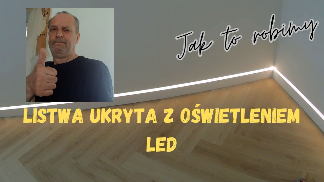 LISTWA UKRYTA I SWIATŁO LED