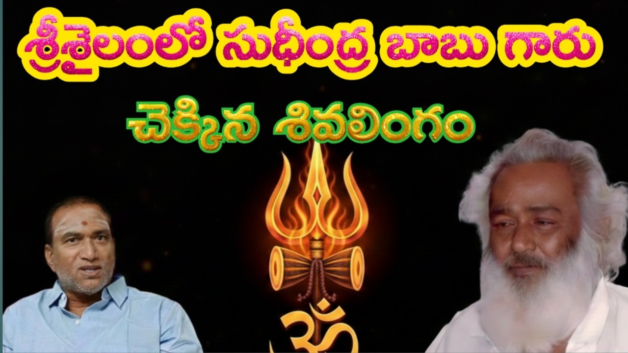 Sudheendra babu garu/Srisailam/Vedamruta spiritual channel 