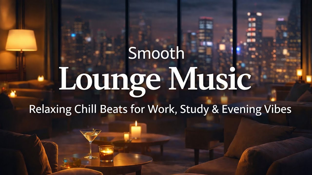 Smooth Lounge Music. Relaxing Chill Beats for Work, Study & Evening Vibes