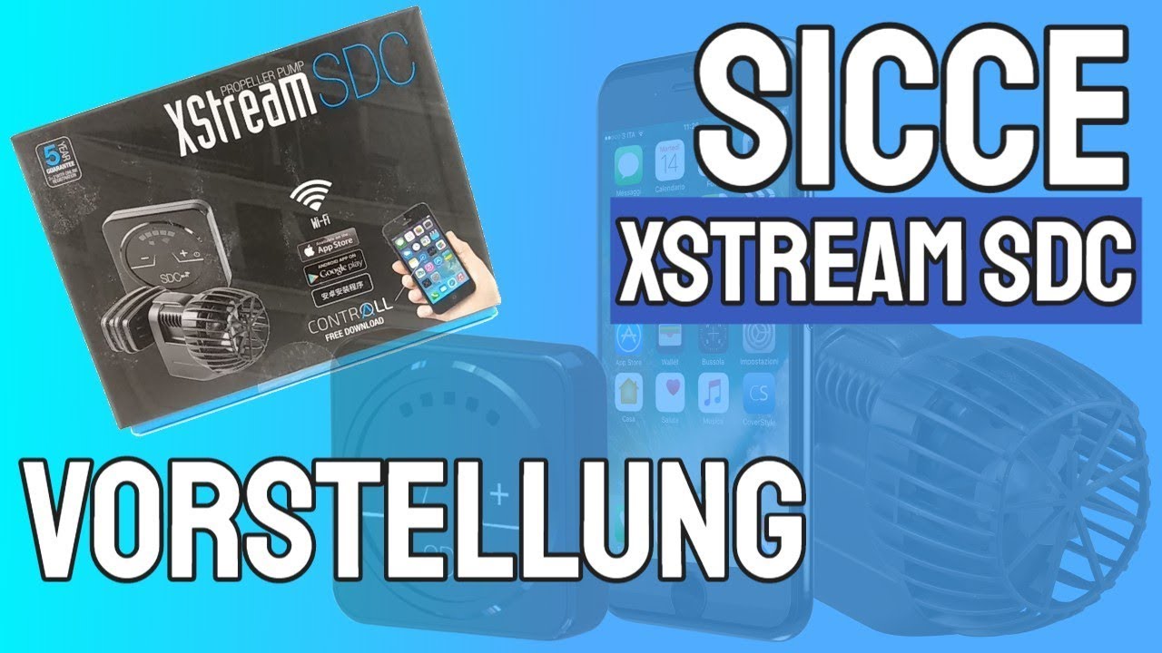 Vorstellung der Sicce XStream SDC Strömungspumpe mit integrierten Temperaturfühler