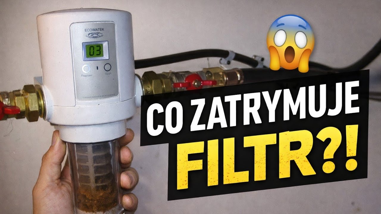 Automatyczny filtr mechaniczny Ecowater AFF Filtr wstępny filtr osadów